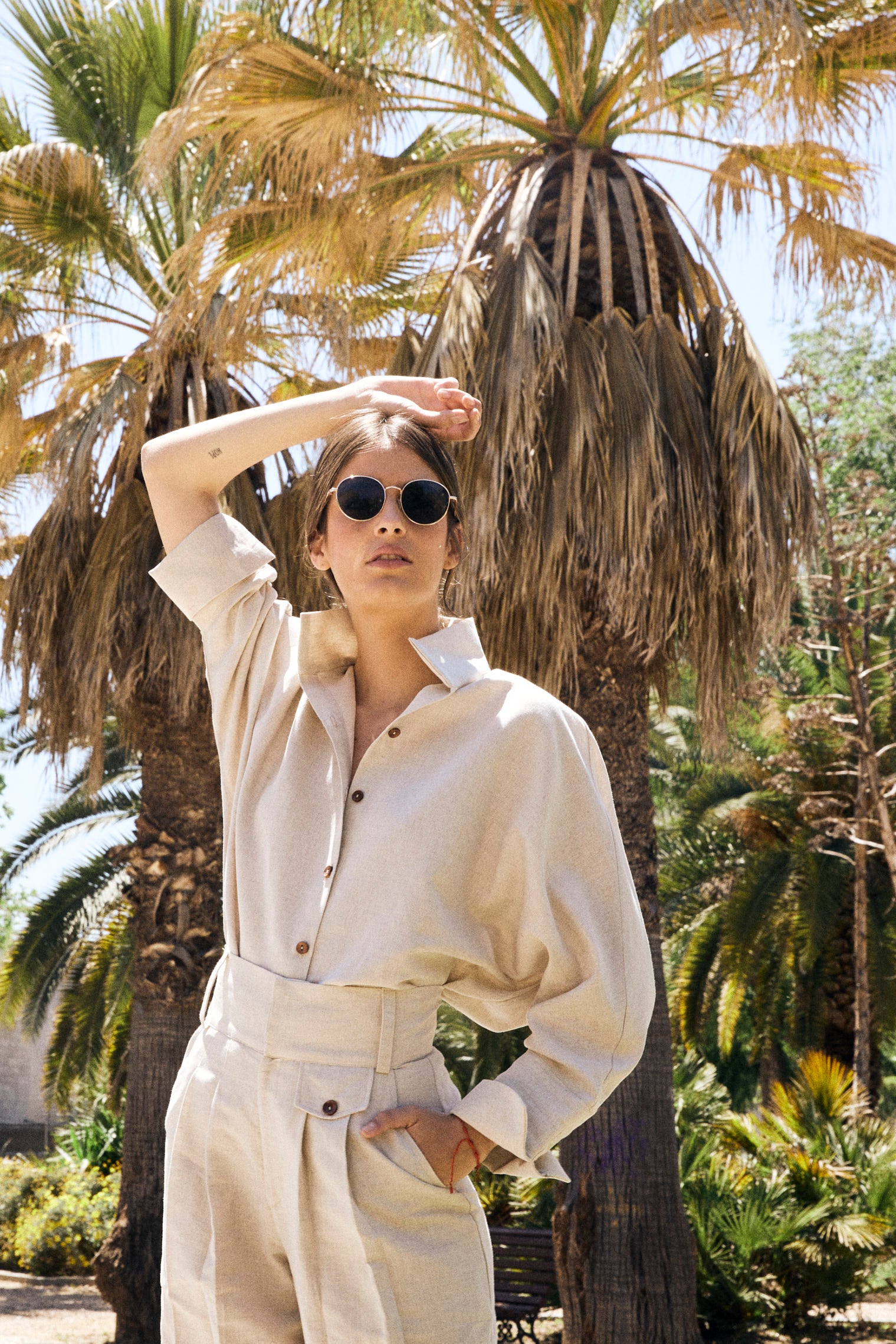 Camisa Miyako lino natural