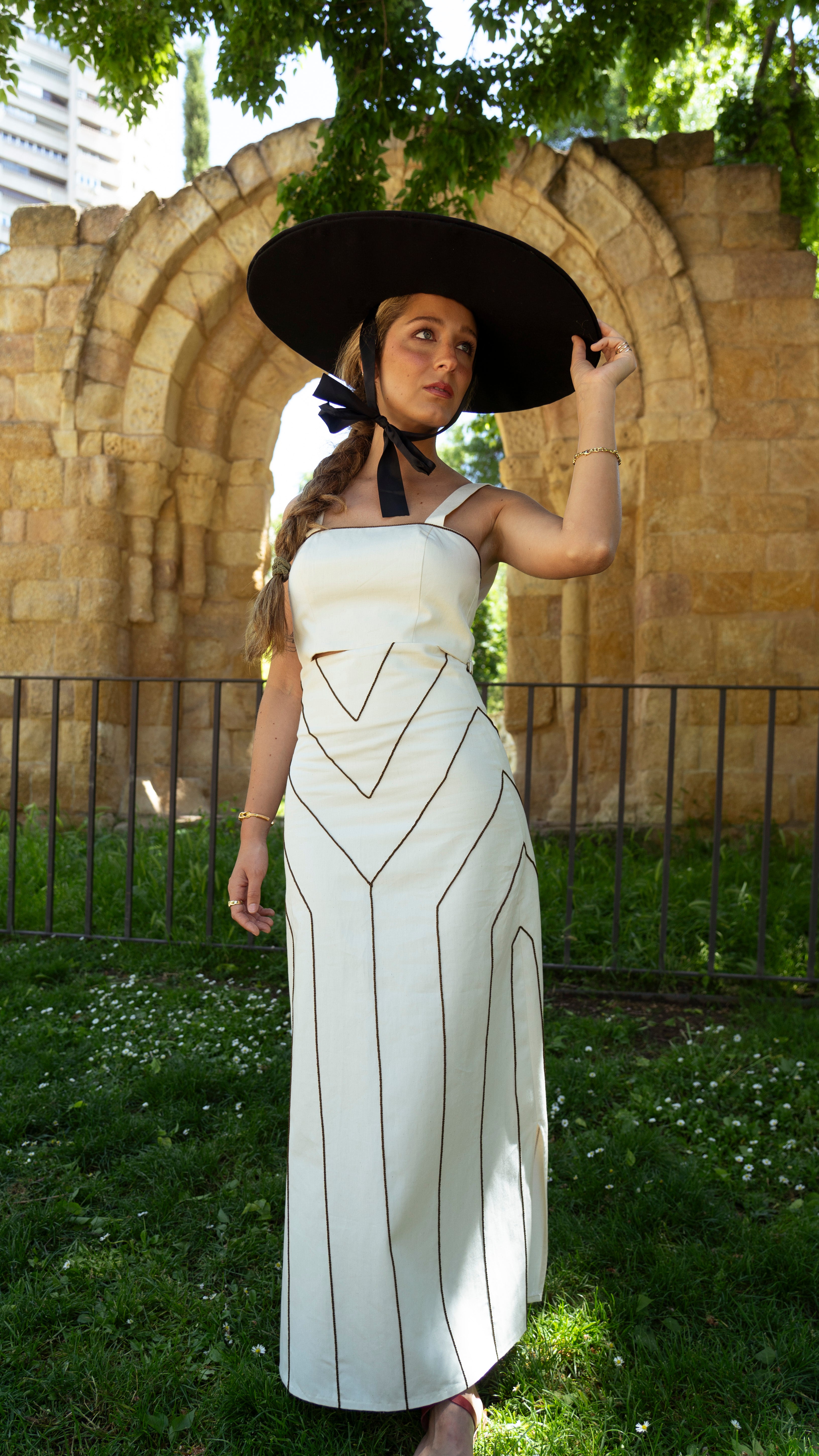 Falda Aura líneas geometricas