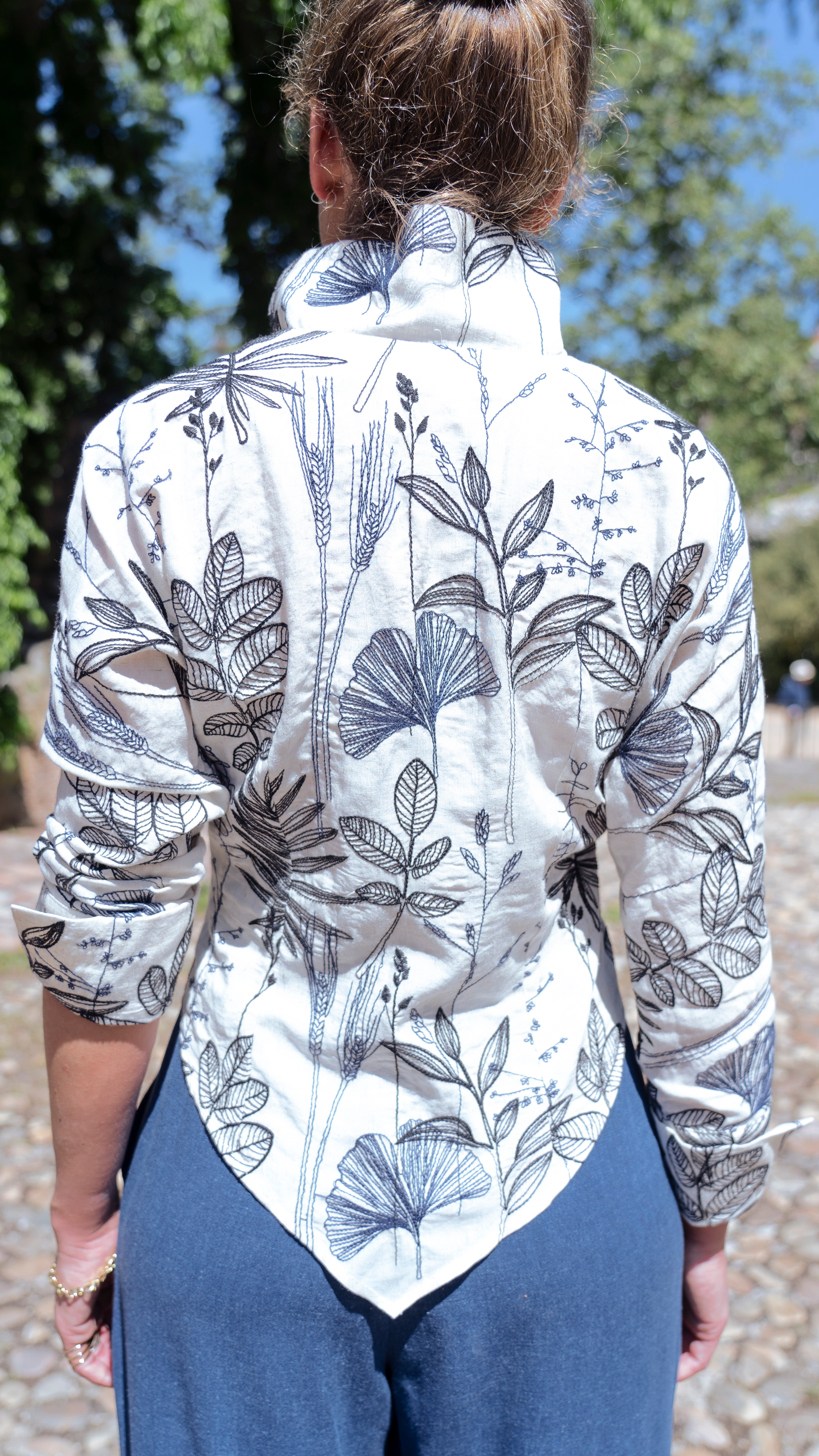 Blusa Sol jardín de flores