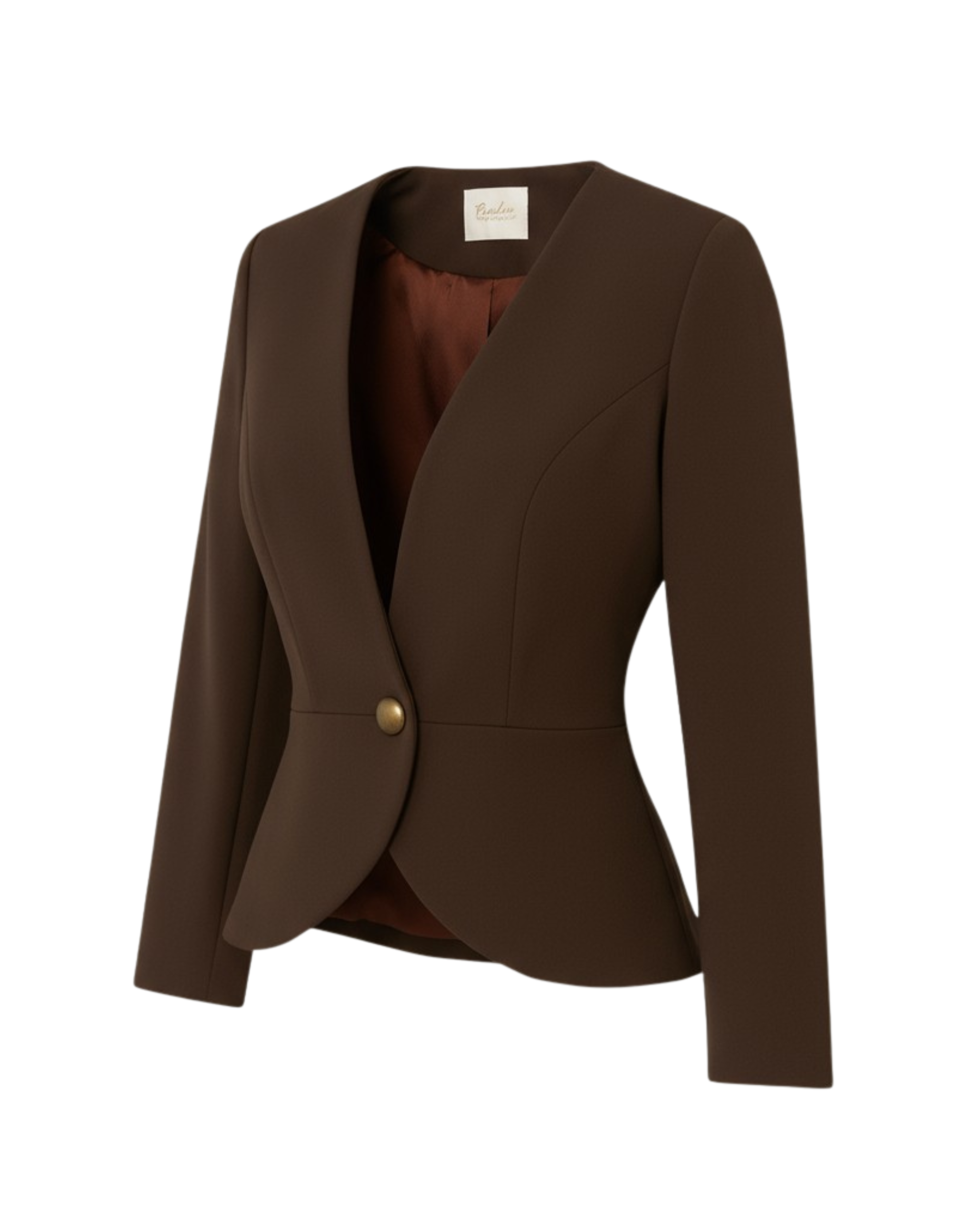 Blazer Carmen marrón chocolate