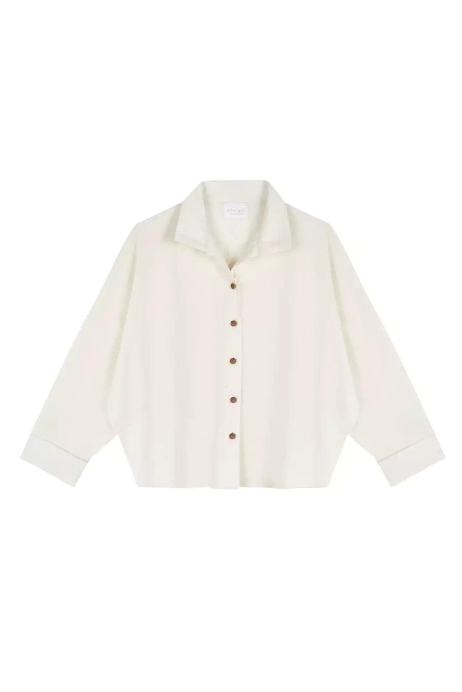 Camisa Miyako lino beige
