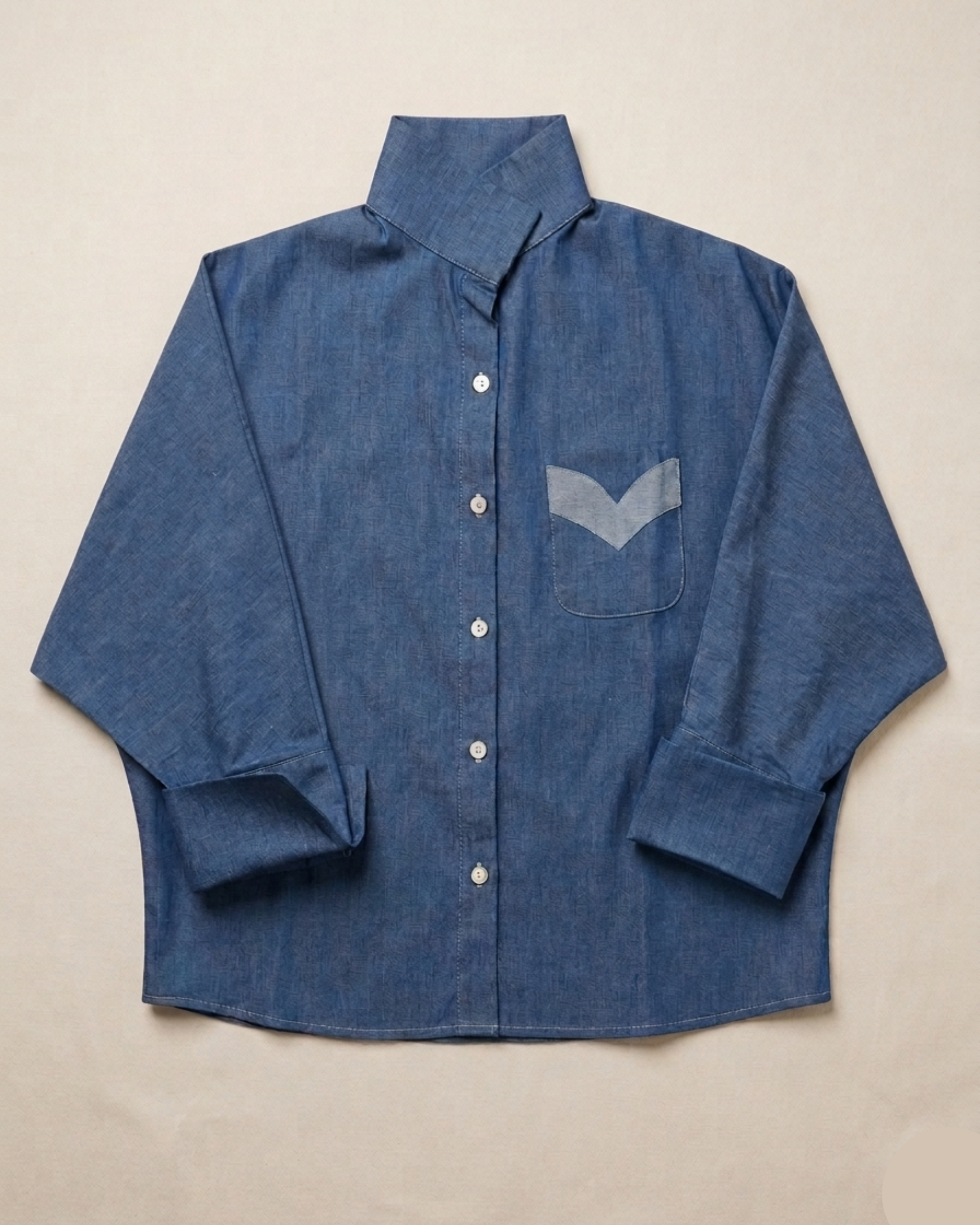 Camisa Miyako vaquero claro