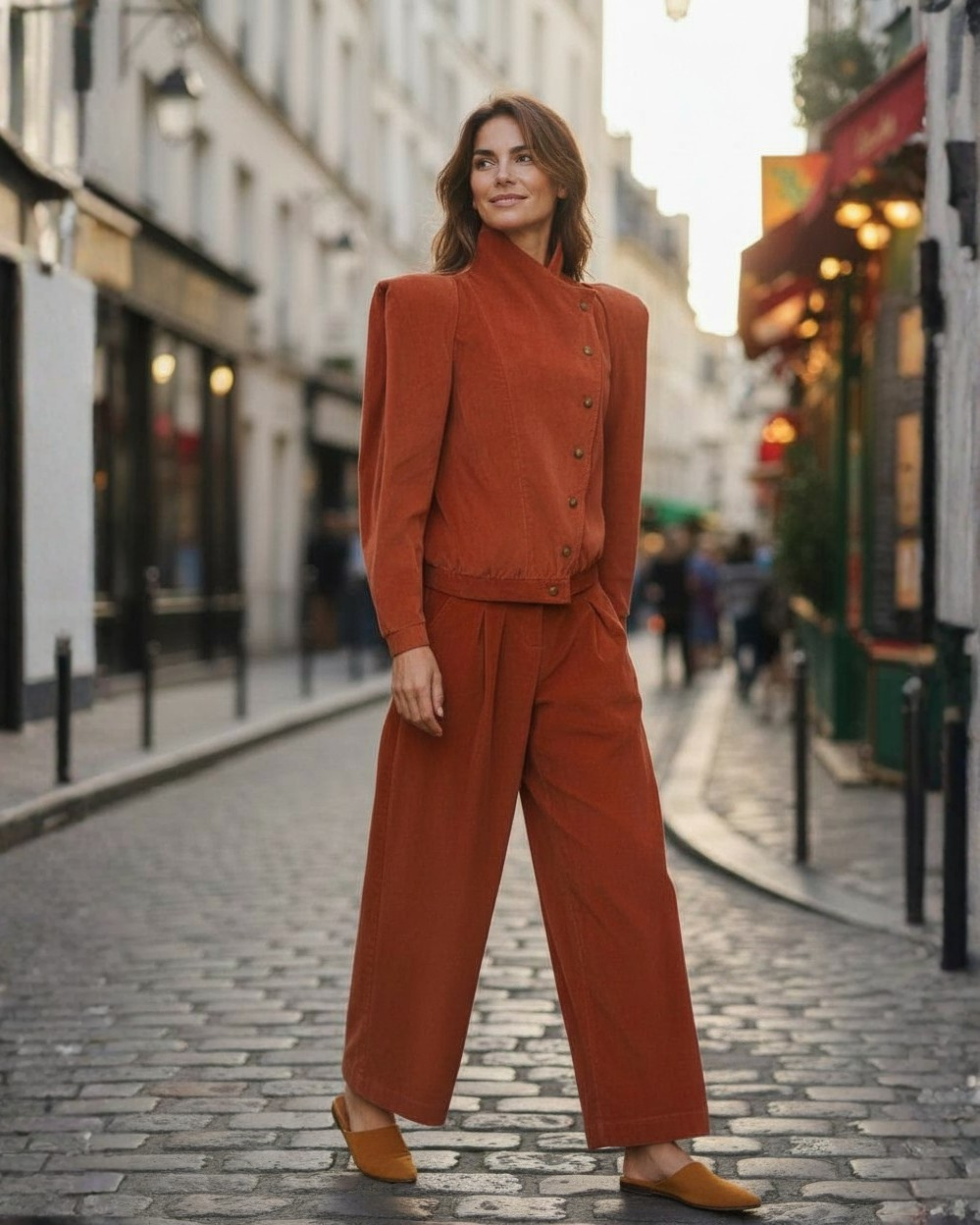 Chaqueta Picasso terciopelo caldero