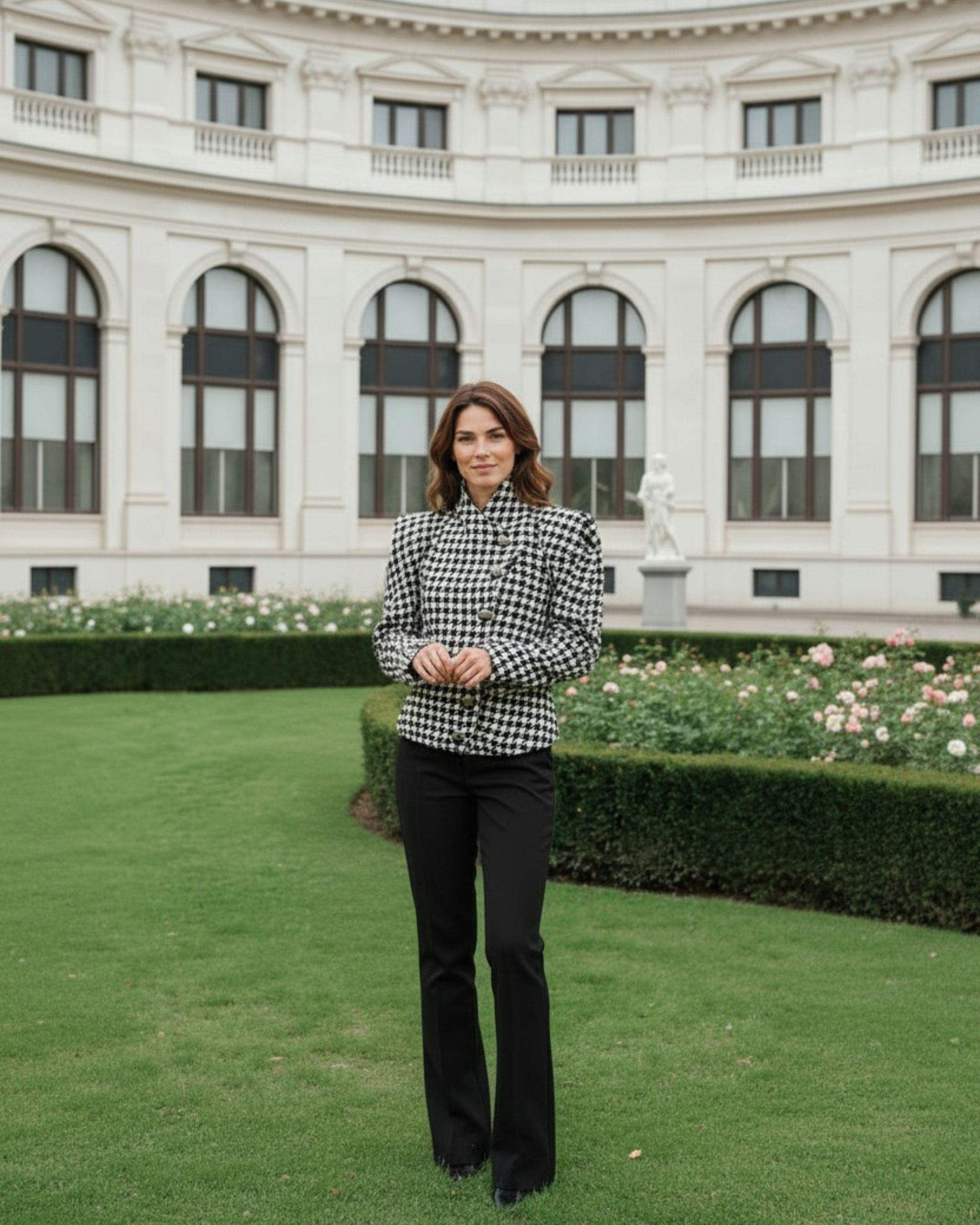 Chaqueta Picasso tweed pata de gallo