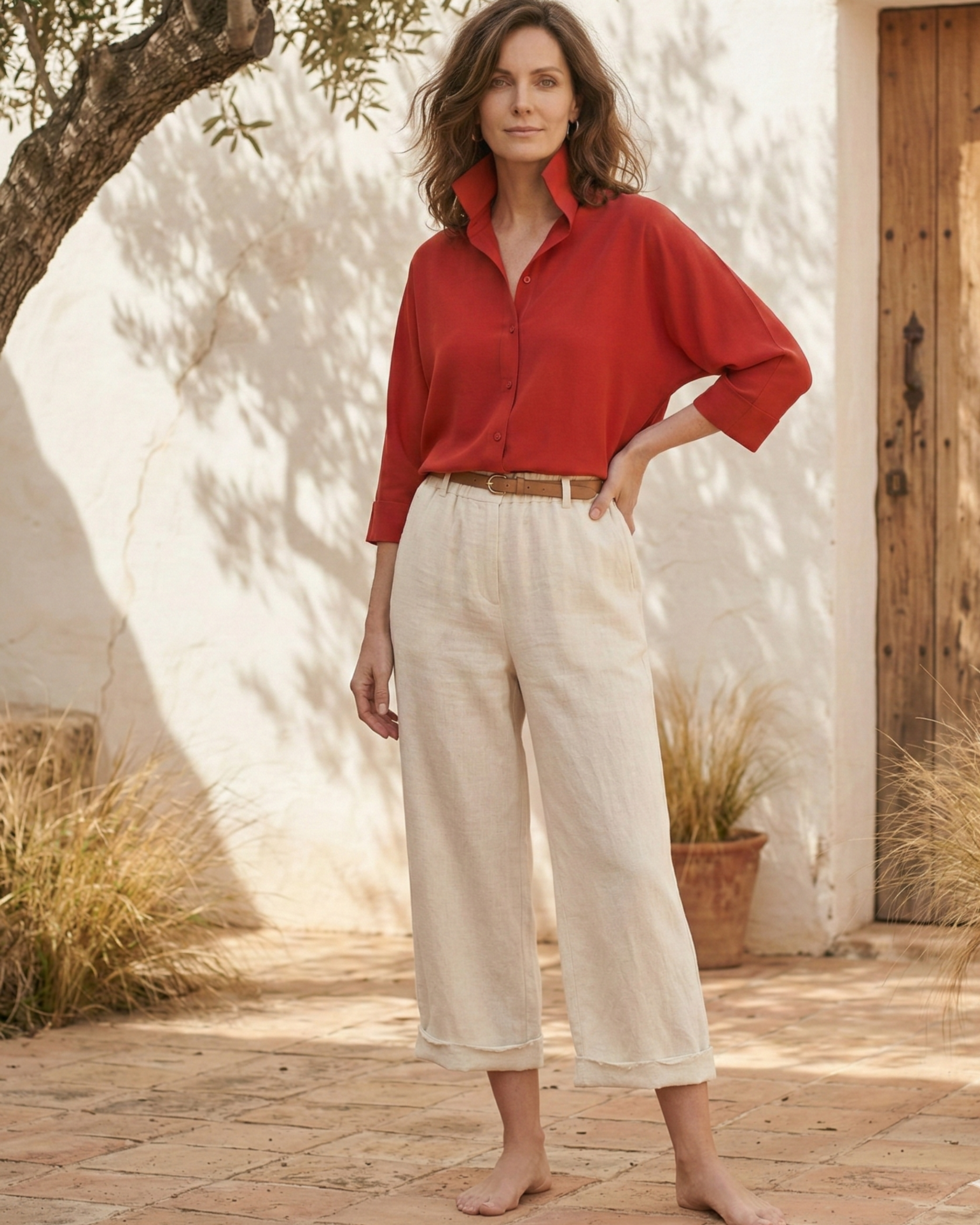 Camisa Miyako roja