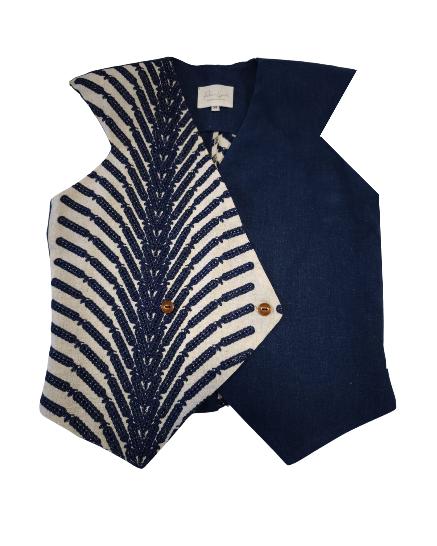 Chaleco Van Palmas / azul marino