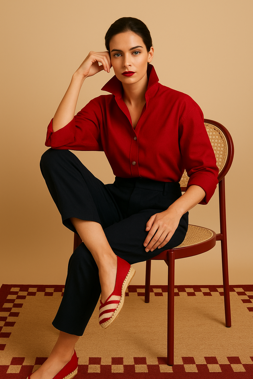 Camisa Miyako roja