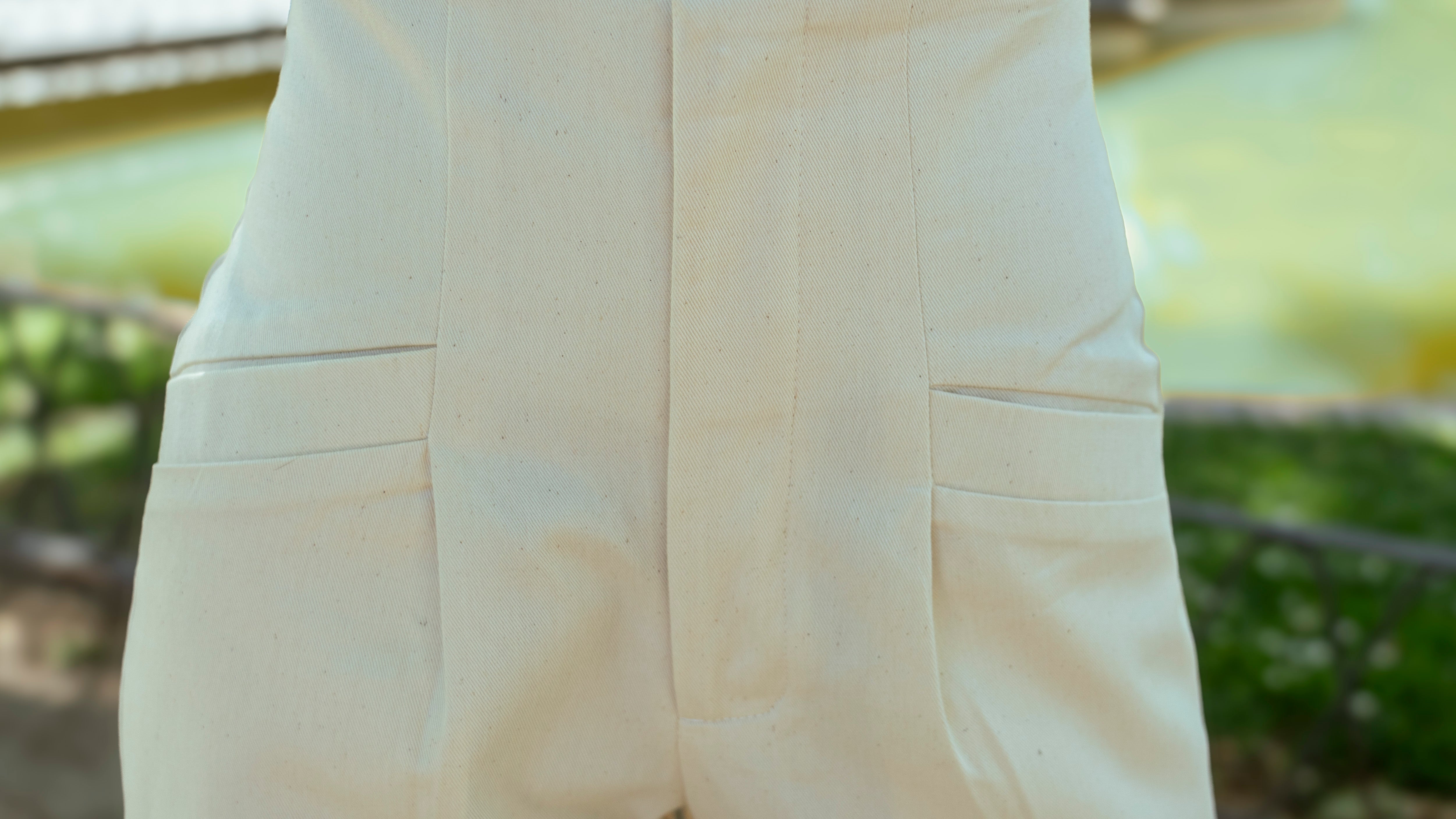 Pantalón Aura blanco roto