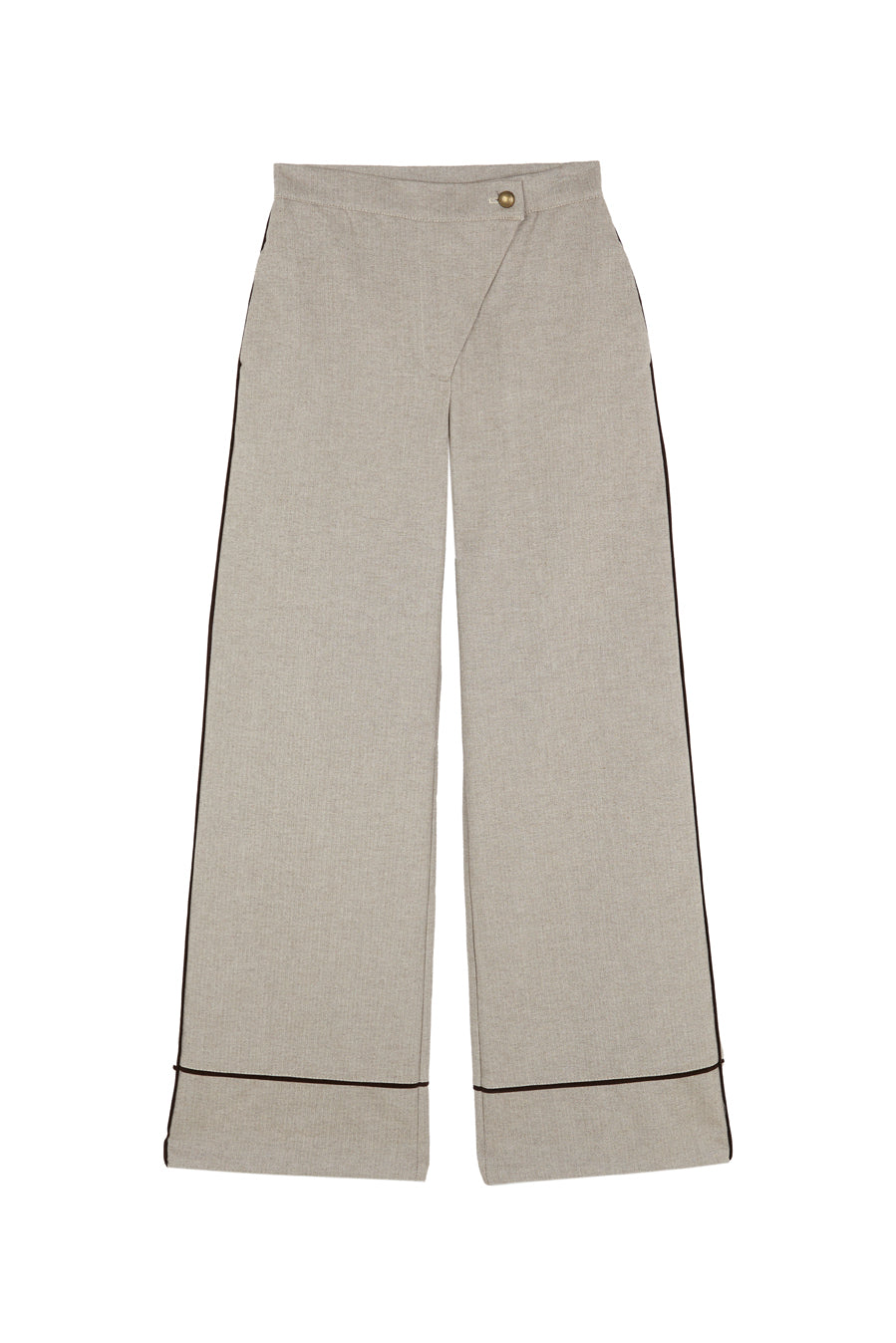 Pantalón Gres espiga beige