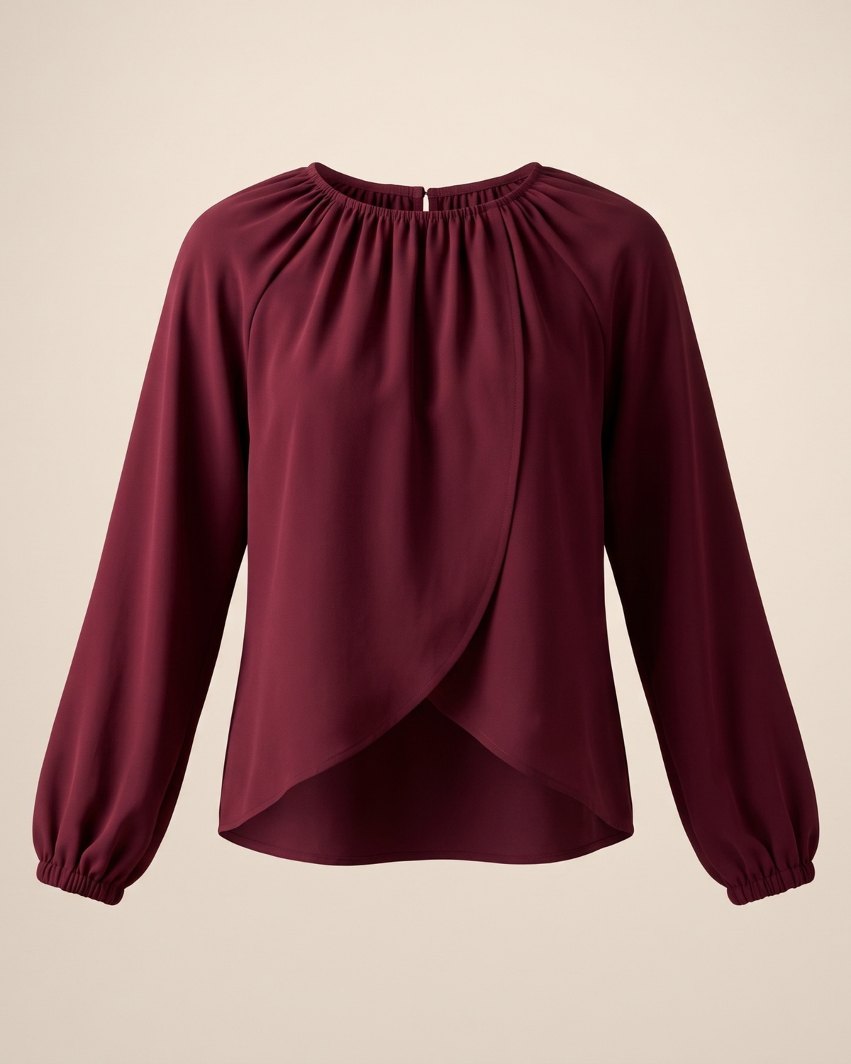 Blusa Scala burdeos