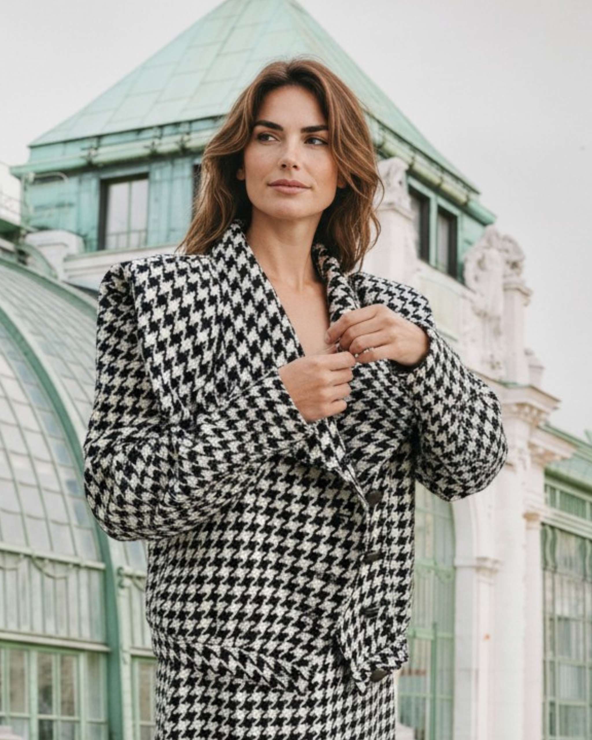 Chaqueta Picasso tweed pata de gallo