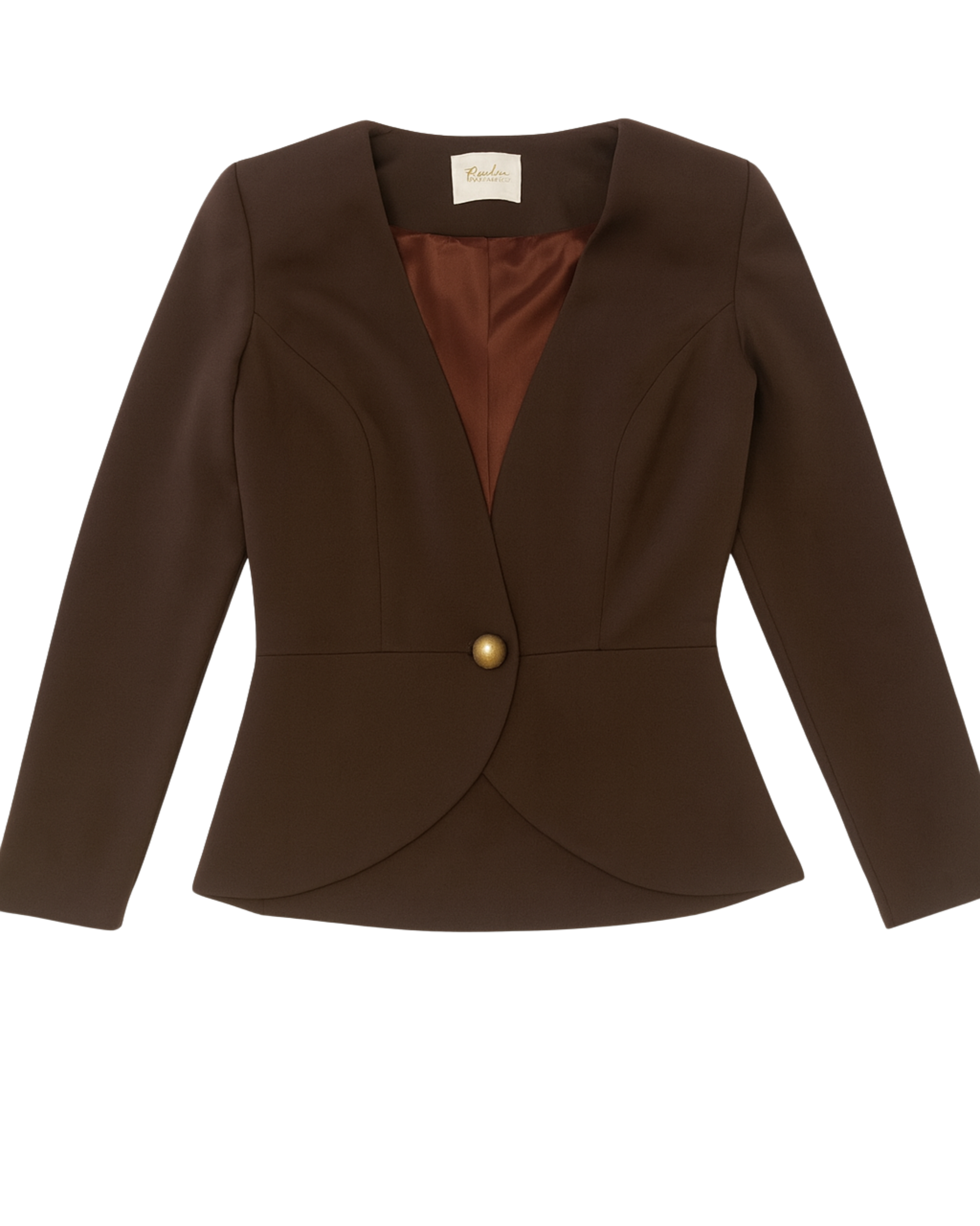Blazer Carmen marrón chocolate