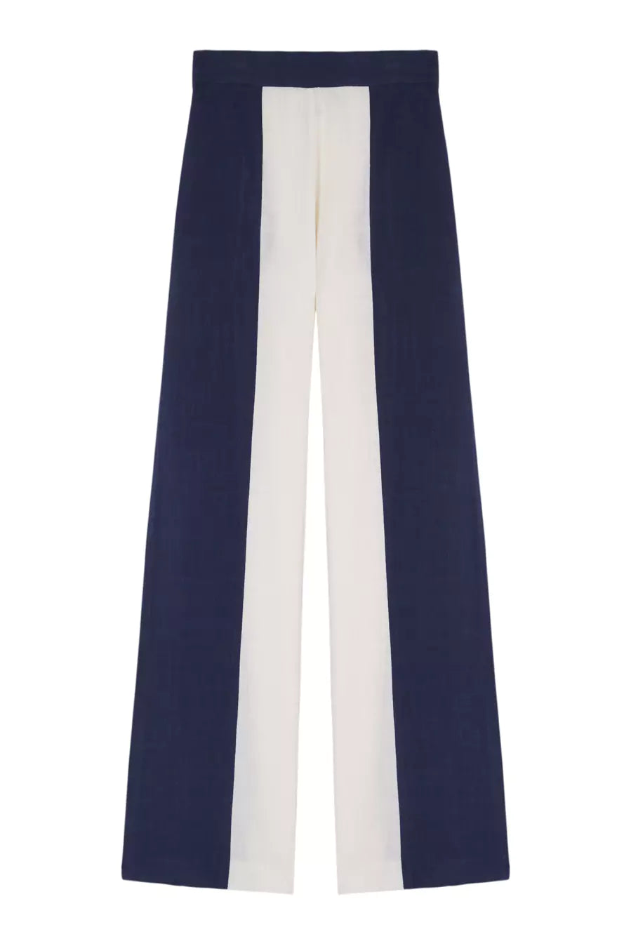 Pantalón Mai azul/blanco