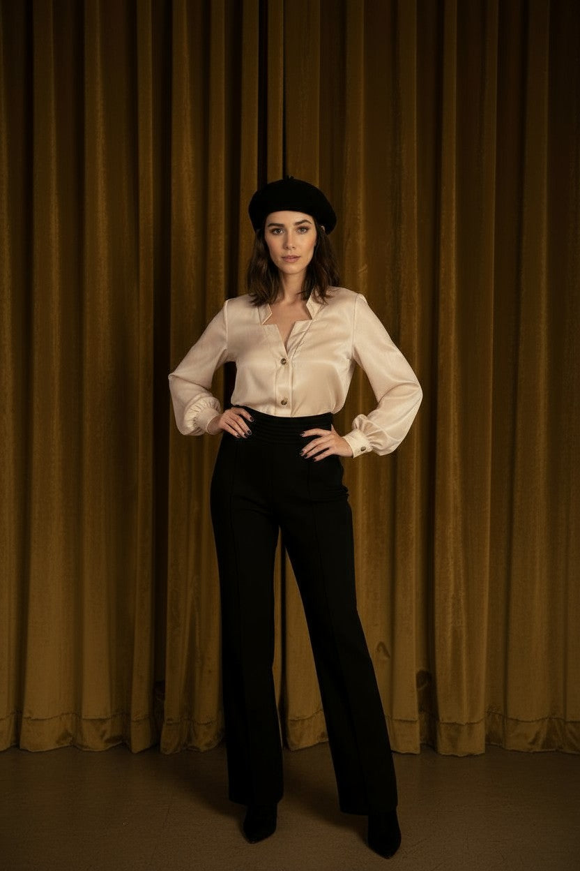 Pantalón Wintour negro